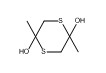 2,5-dimetylo-2,5-dwuhydroksy-1,4-ditian dimerycznych merkapto propanon